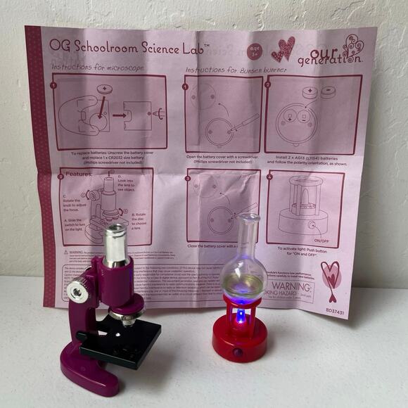 Our Generation School Room Science Lab for 18" Dolls Chemistry Stem Skeleton - Picture 5 of 13